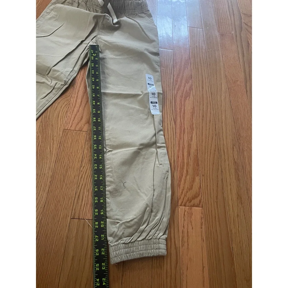 The Children's Place Boys Khaki Stretch Jogger Pants Size 10 NWT 3030423